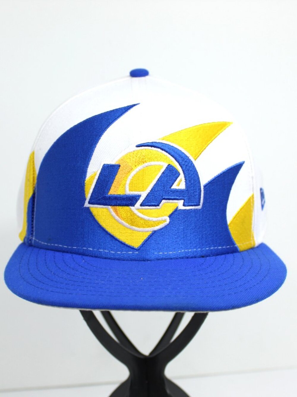 LOS ANGELES RAMS CAP NEW ERA 9FIFTY RETRO WAVE LOGO SHARK TOOTH SNAPBACK OSFA